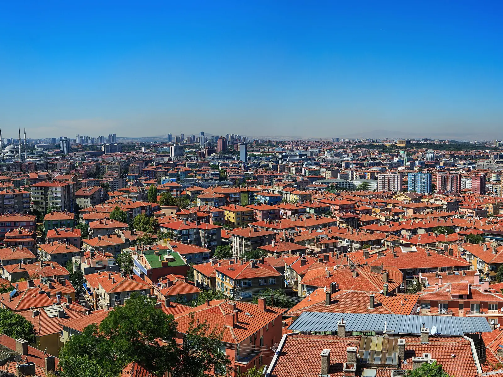Çayyolu semtinden görünüm